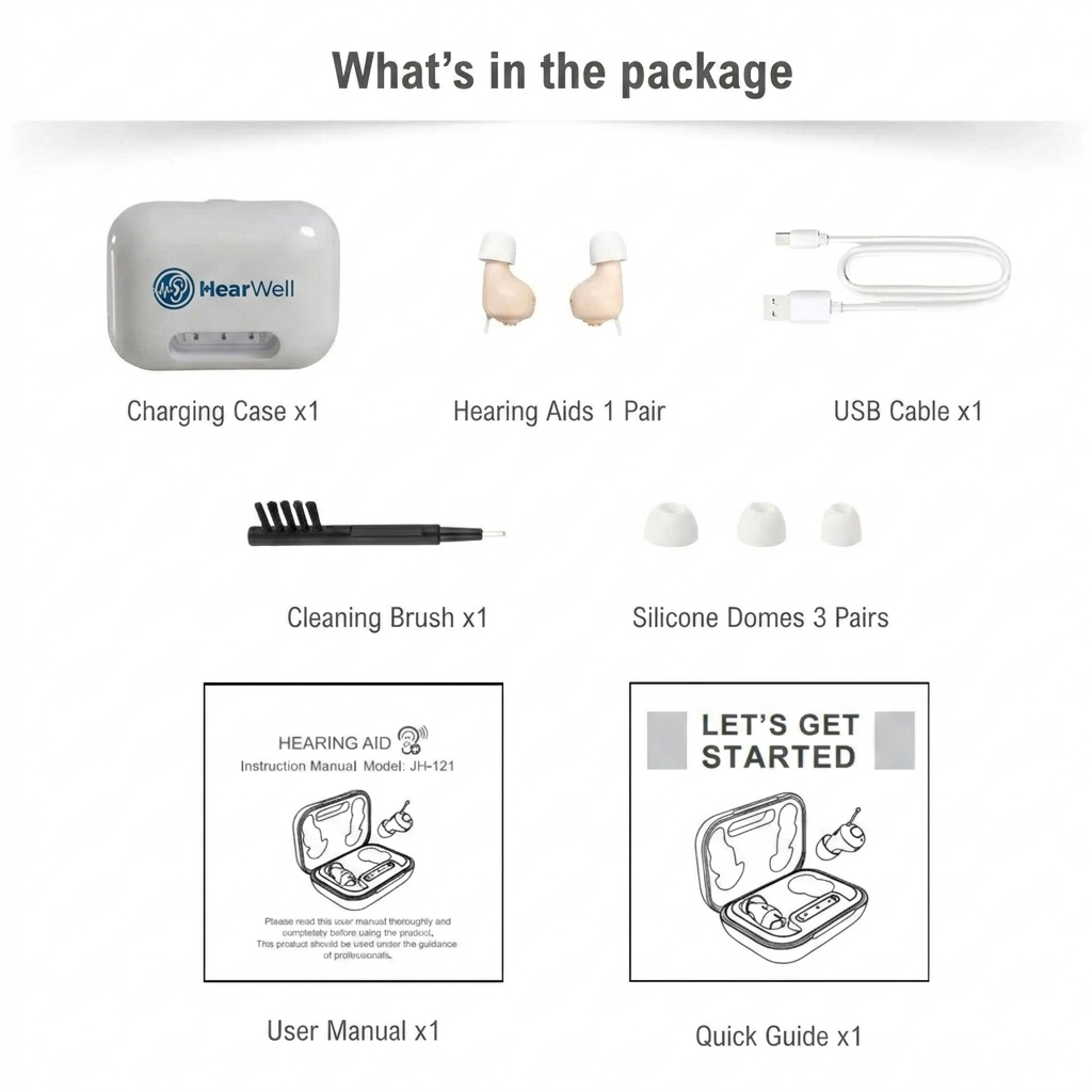 HearWell Comfort — Invisible Hearing Aids